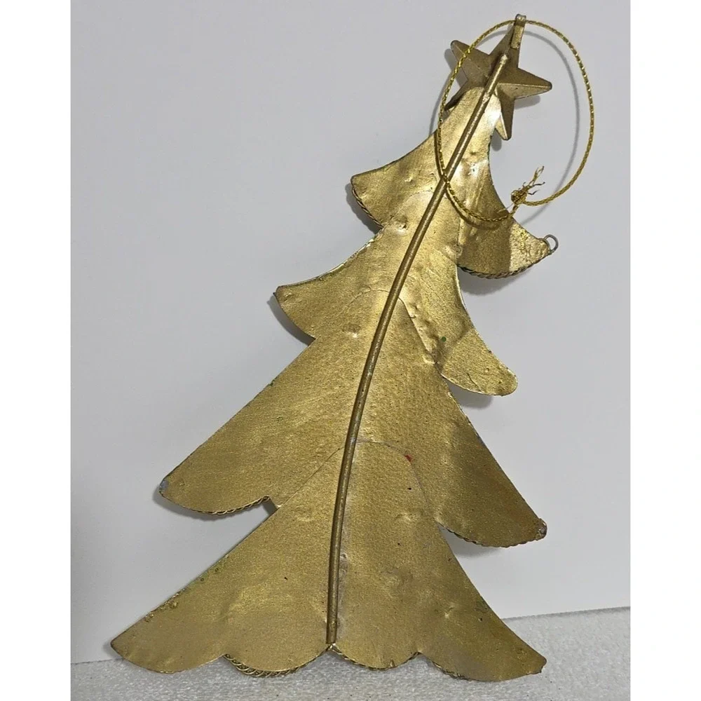 Ornament Metal Christmas Tree‎ - Vintage Holiday